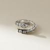 925 Sterling Silver Jewelry Bamboo Joint Snake Engagement Rings For Women Couple Accessories Jewellery Money 925