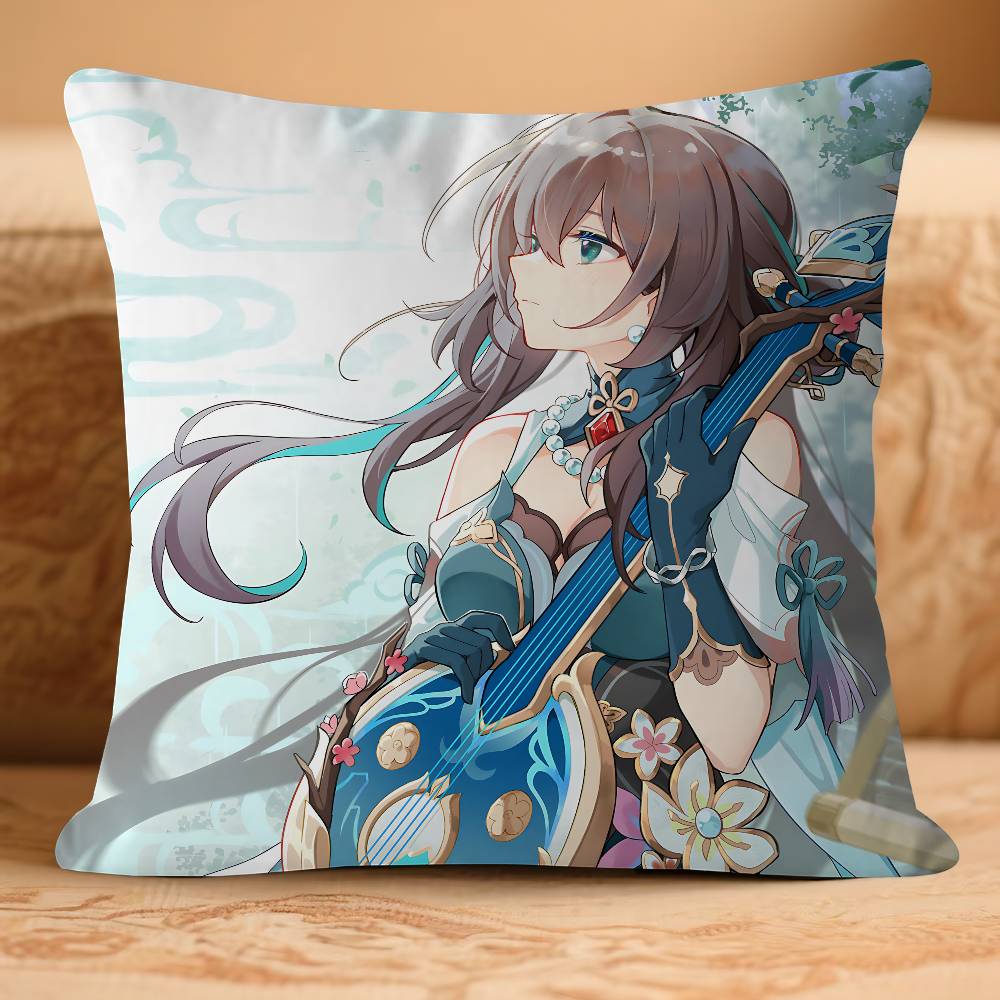 ANIME R-Ruan Mei Personalisiertes Bild Text Heimdekorative Kissen Haushaltsgeschenke 45x45cm