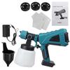 1500W 88VF 3 Nozzle Size 1000ml Electric Spray Gun Flow Control Airbrush For 18V Battery Household Electric Paint Sprayer