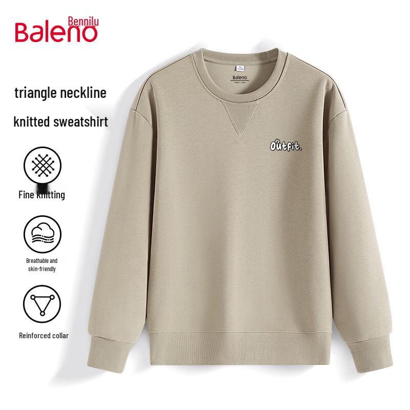 Baleno Herren Sweatshirt mit Grafikdruck und Rundhalsausschnitt