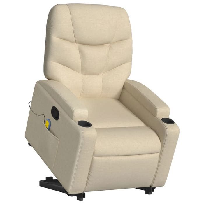 VidaXL Reclining Massage Armchair, Relaxation Chair with Adjustable Backrest and Footrest, Living Room Seat 3204617