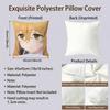 Anime Silent Witch Cushion Cover Decorative Cushions Covers Cover Sofa 50X50 Pillow 4 Piece 45X45 40X40 Pillowcase