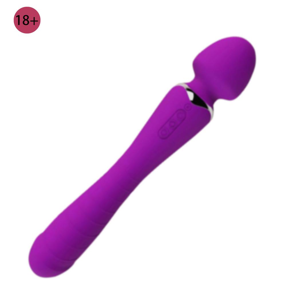 Female Vibration Adult Sex Toys Warming Double Head AV Stick Female Flirting Masturbation Equipment Sex Toys Massage