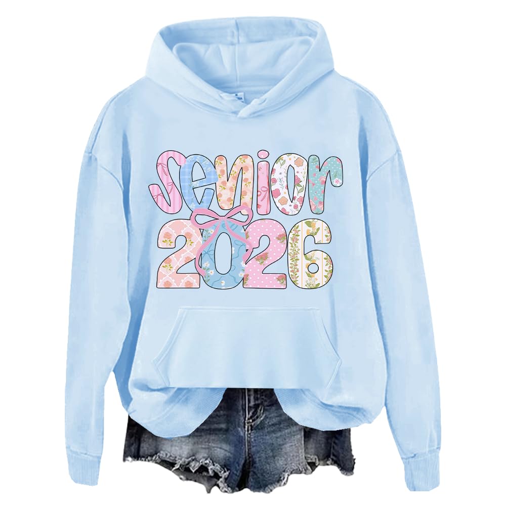 Women's Fashionable Long-sleeved Sweatshirt With Letter-printed Hooded Drawstring Pullover Top