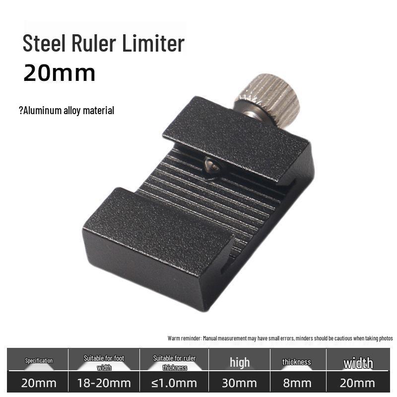 Riglă din Oțel Inoxidabil Față-Verso, Îngroșată pentru Desen Studențesc, Disponibilă în 15/20/30/50 cm și 1 Metru