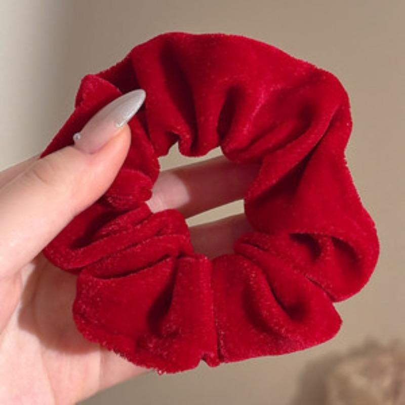 7Pcs/Set Women Hair Scrunchies Velvet Elastic Hair Band for Girls Ponytail Holder Rubber Bands Hairband Women Hair Accessories