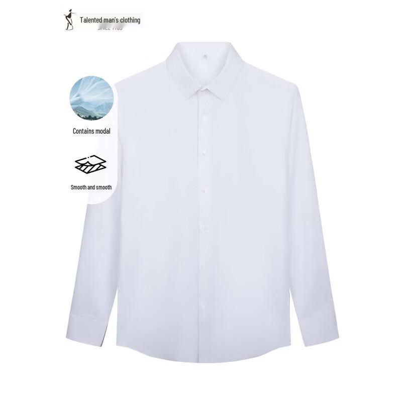 TRIES Men s Business Breathable Long Sleeve Shirt 40
