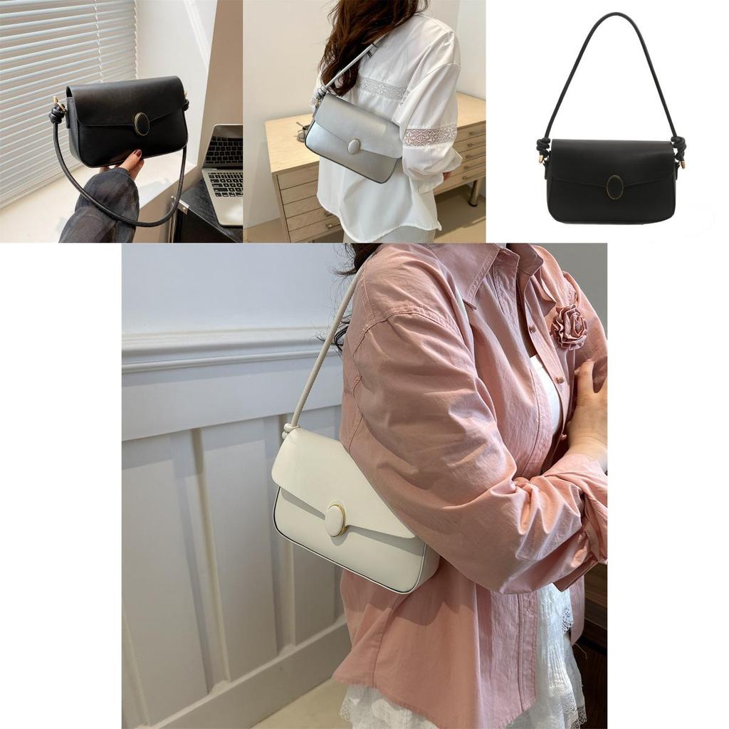 Stylish Korean Small Shoulder Bag For Women 2024 Trendy Chic Casual Crossbody