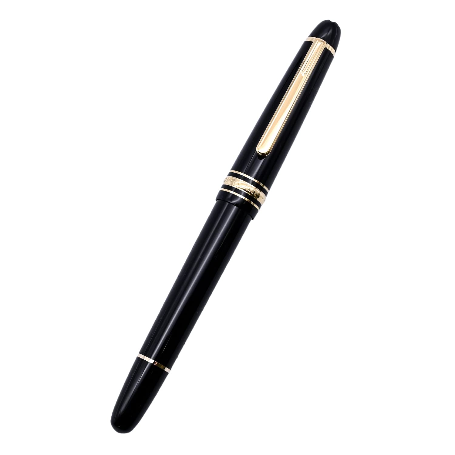 Stilou Montblanc 106511 Aur Negru x Aur EF (132462) Meisterstück [Folosit] negru