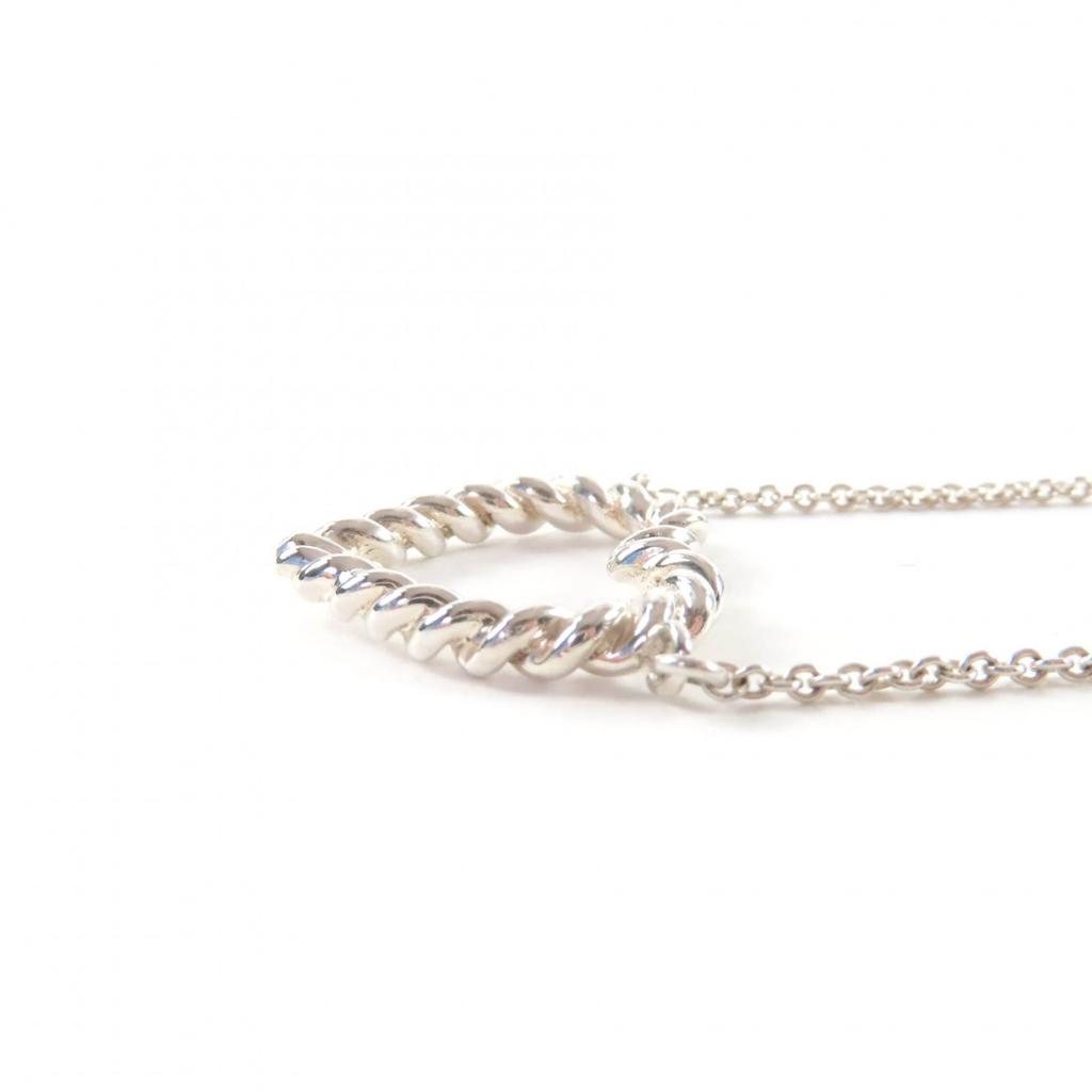 Excellent TIFFANY&Co. Necklace Heart Twist Silver 925 Women Used