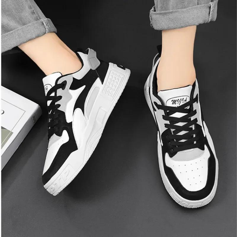 Fashion 2024 Men Casual Sneakers Mixed Colors Vulcanized Shoes Fashion Brand Man Sneaker Breathable Running Skateboard Trainer Shoe