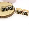 2 Teile/satz Punk Edelstahl Sons of Anarchy Paar Finger Ringe Schmuck Geschenk