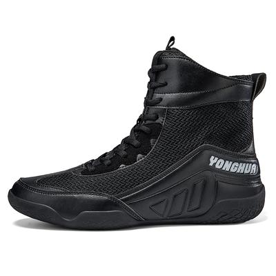 Men Boxing Shoes Fitness Training Outdoor Classic Competition Sneakers Free Fighting Competitive Fitness Sports Boxing Boots
