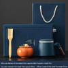ZISIZ Ceramic Mug with Lid