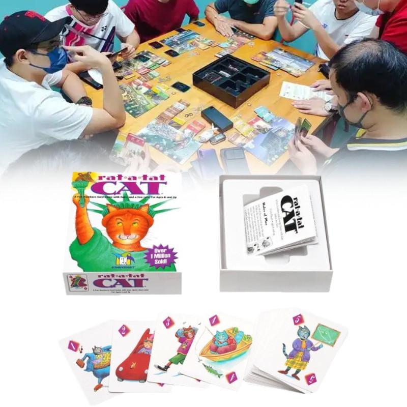 Version Rat English A Tat Cat Board Game Cards Family Gathering Play Toy Props