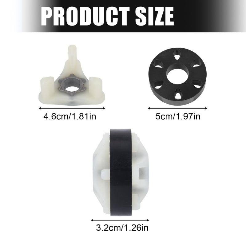 285753A Motor Coupling Rotating Joint Flexible Coupling Insert Replacement Connector Washing Machine Accessories