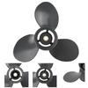 Outboard Propeller 3 Blades Aluminum Alloy Copper Outboard Replacement for Outboard 8‑20HP