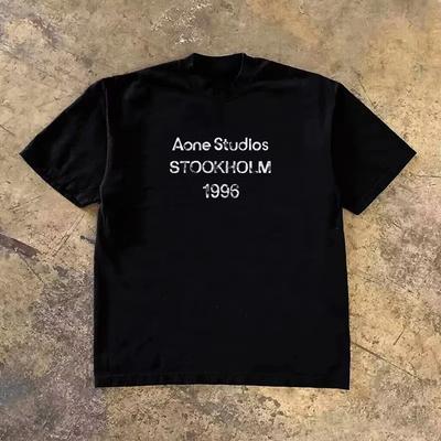 2026 Lato Jesień Zima Nadruk z Literami Męski Damski T-shirt Wysokiej Jakości Bawełna Unisex Streetwear Koszulka z Krótkim Rękawem