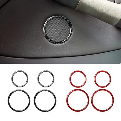 4 τμχ Για BMW Σειρά 3 E46 1998-2005 Διακοσμητικό κάλυμμα ηχείων αυτοκινήτου Διακοσμητικά αυτοκόλλητα Αξεσουάρ εσωτερικού αυτοκινήτου από ανθρακονήματα