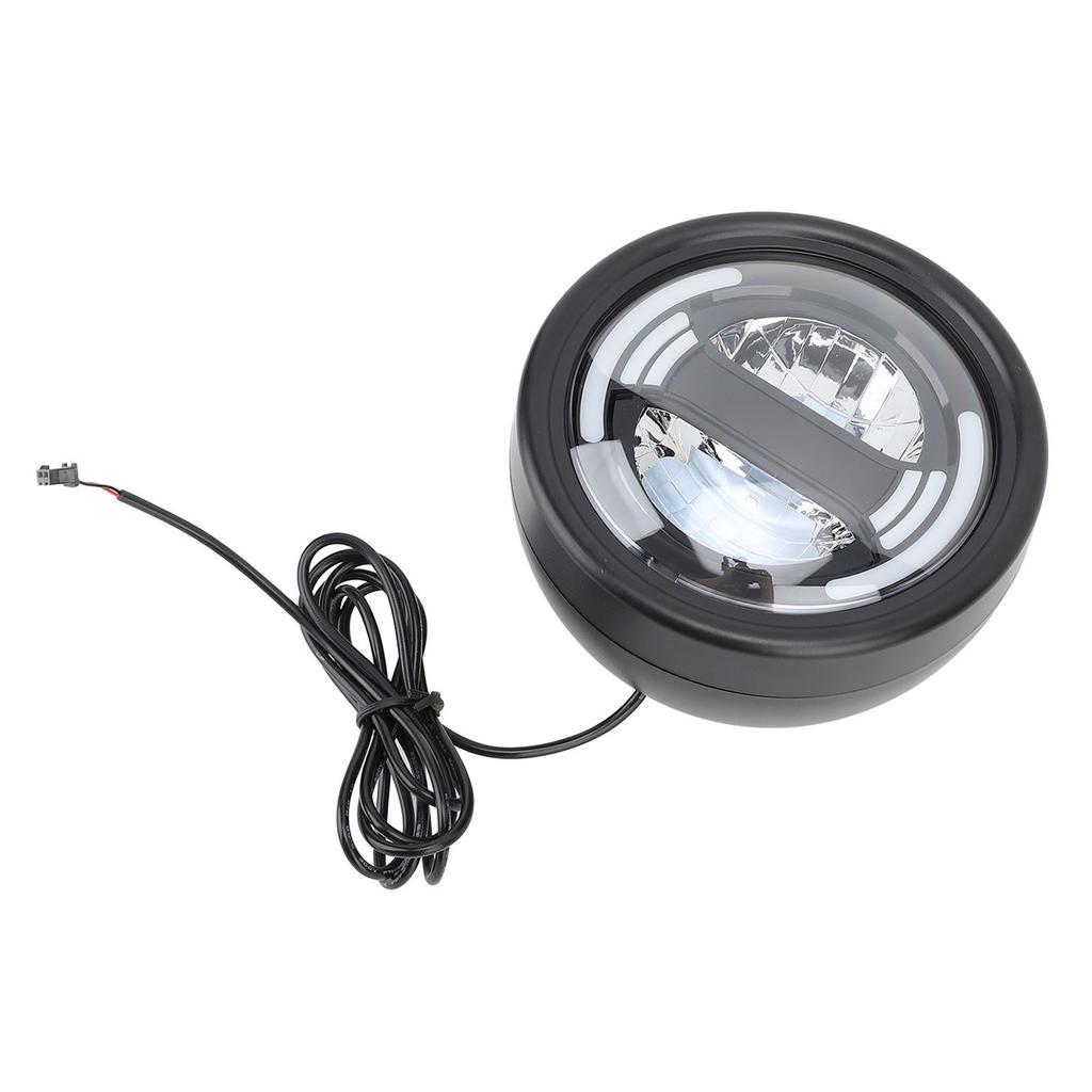 Reflektor do roweru elektrycznego ze złączem SM DH009 12V-48V Wodoodporny IPX6 Przedni reflektor do roweru elektrycznego na śnieg