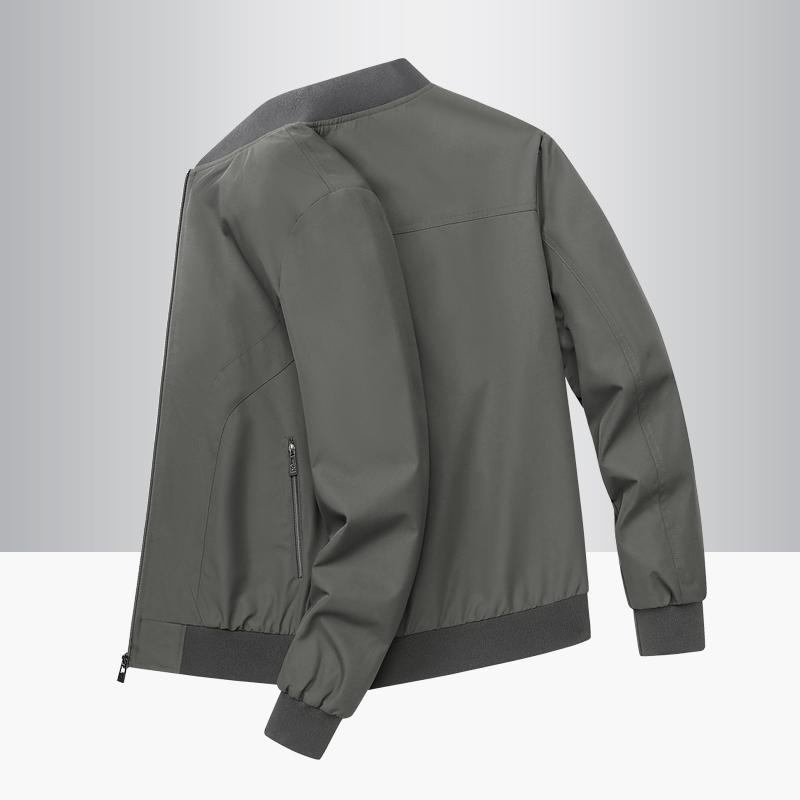

Jacket , Winter Casual Stand Up Collar, Hooded Thick Men s Baseball Jacket, Top XL сірий