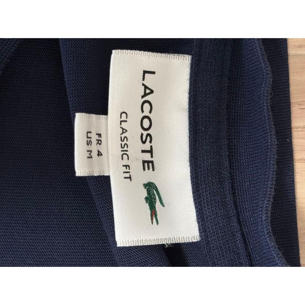Used LACOSTE Lacoste Long Sleeve Outline Clock Long Sleeve T-shirt