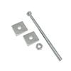 Industrial Through-Wall Galvanized Hex Bolt Sets