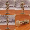 Black Myth: Wukong Figurine - The Monkey King Anime Model, Trendy Bronze Metal Handicraft