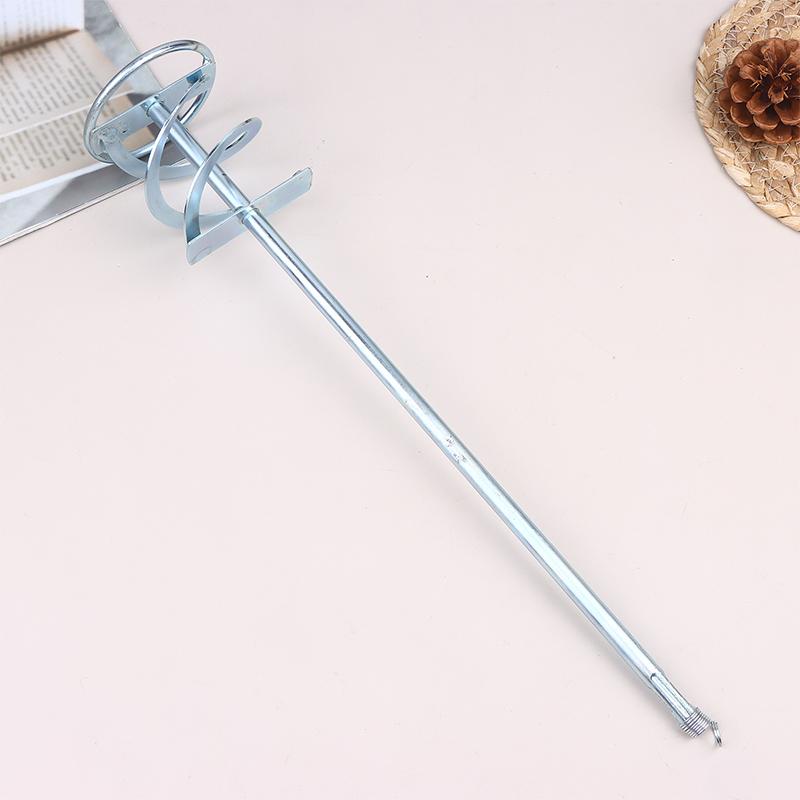 1Pc 400x80MM Mixing Paddle Rod Paint Cement Mud Mixer Electric Concrete Blender Bucket Mortar Stirrer For DIY Paint Dry Mix