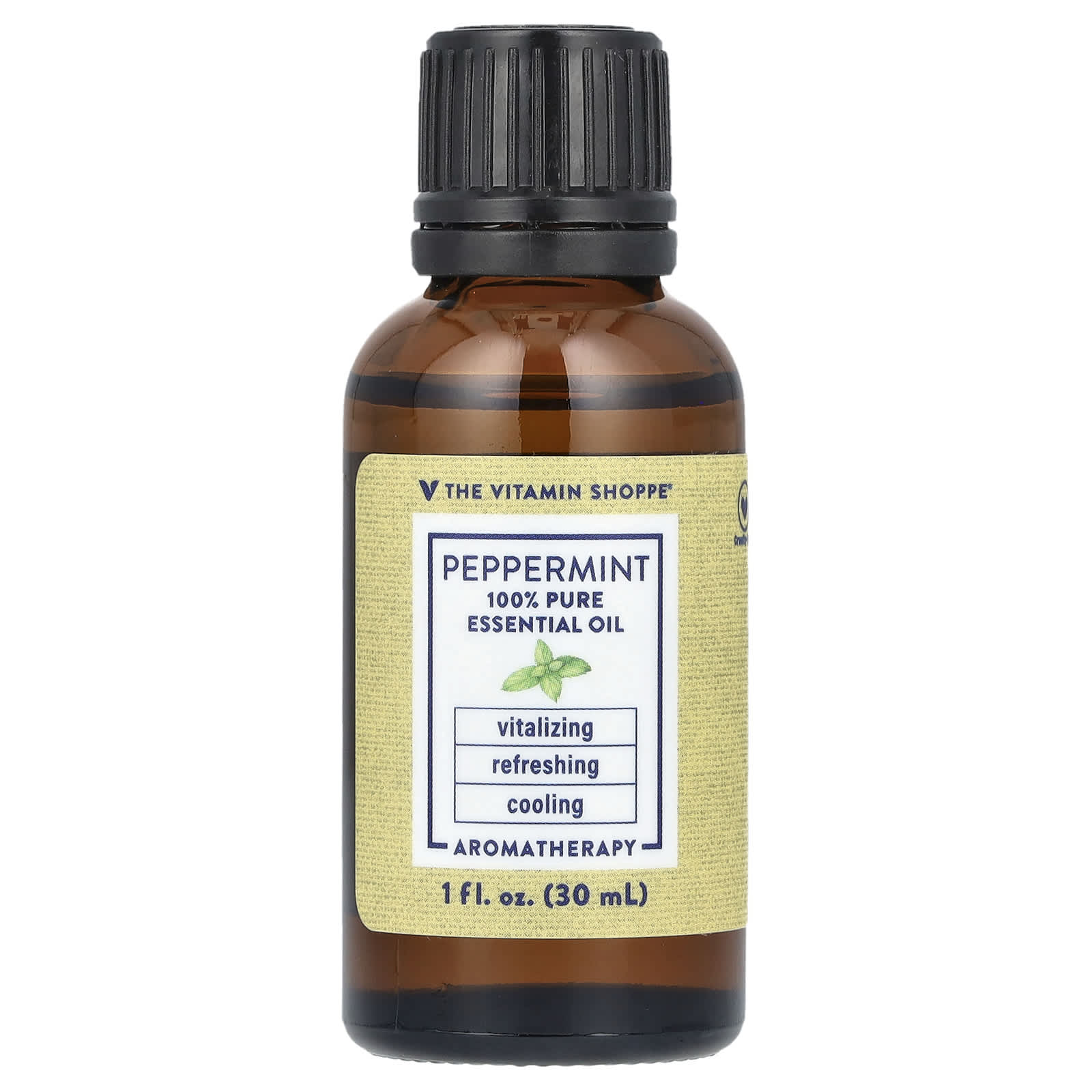 

The Vitamin Shoppe, 100% чистое эфирное масло, перечная мята, 1 жидкая унция (30 мл)