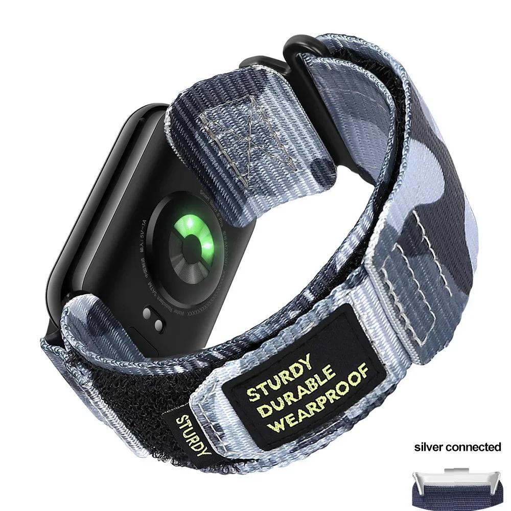 Nylon Loop Strap For Redmi Watch 5 4 Sport Bracelet Interchangeable Wristband For Xiaomi Mi Band 9/8 Pro Adjustable Watch Strap