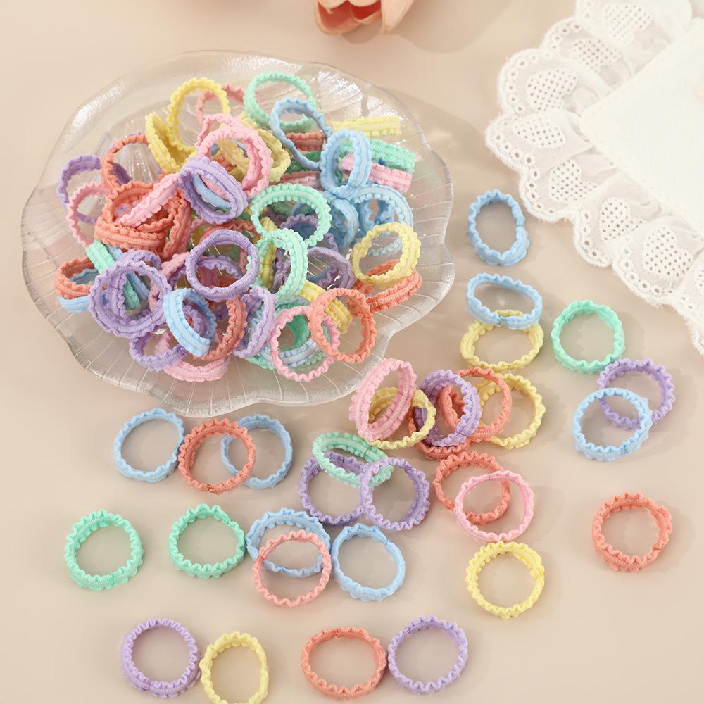 

Еластична мереживна гумка для волосся в цукеркових кольорах для дівчат - Міцна безшовна пов язка для плетіння кіс та кінських хвостів