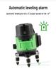 High Precision 3D Green Laser Level Wall Mount with Auto Line Drawing