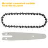 Carbide 6 Inch  Chainsaw Chain Guide Portable Electric Saw Mini Chainsaw Logging Saw Blade Pruning Chain Saw Chain Accessories