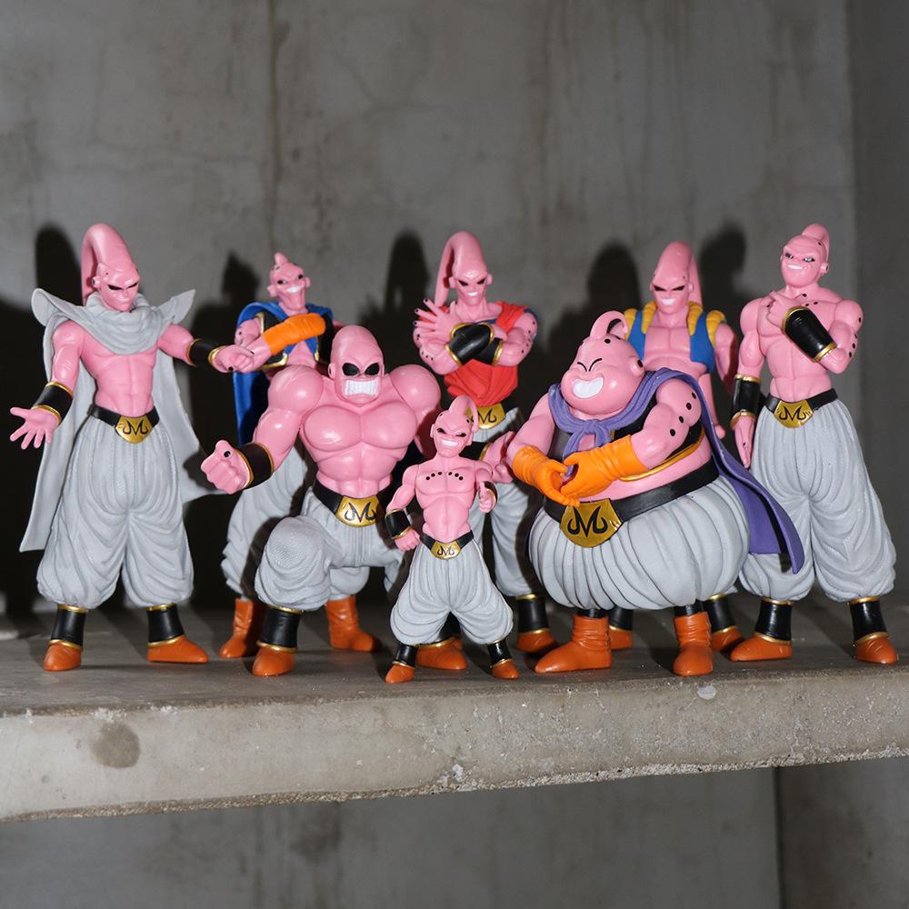 Big Size 8pcs/set Dragon Ball Z Buu PVC Action Figure Collection Model Toys 12-20cm