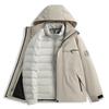 EILEI Unisex 3-in-1 Down Liner Storm Jacket E2669
