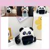Panda Backpack Plush Kids Unisex Cartoon Animal School Bag Children Daily Carry
