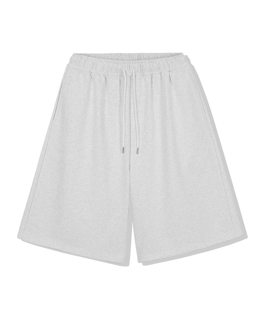 Pantaloncini Bermuda Larghi DRIX Maxi_Grigio Melange Bianco