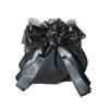 Lace Decorated Hair Accessories Bowknot Flower Decor Mesh Bag Hair