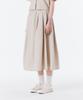 Brompton London W Seersucker Skirt - L/Beige (P262Wsk180)