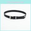 Unique Style Women's Belt New Casual Leather Belt Versatile Simple Match Denim Belt Ins Fashion Black In Stock