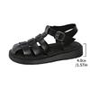 Fashion 2025 Summer New Rome Closed Toe Women's Sandals Outdoor Casual Platform with Buckle Strap Daily Plus Size Hollow Sandals Zapatos