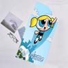 1pc The Powerpuff Girls2 Beach Towel with Custom Name, Beach/Swimming/Bath/Picnic/Camping Towel, Suitable for Seaside Beaches
