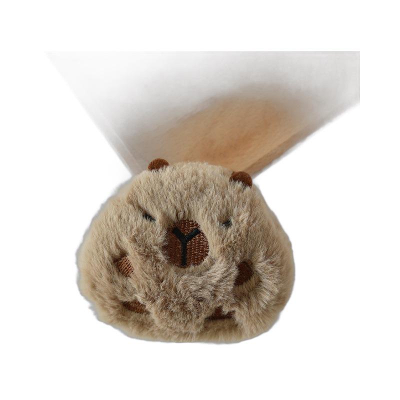Capybara Plush Pendant: Cute Cartoon Guinea Pig Doll Keychain Ornament