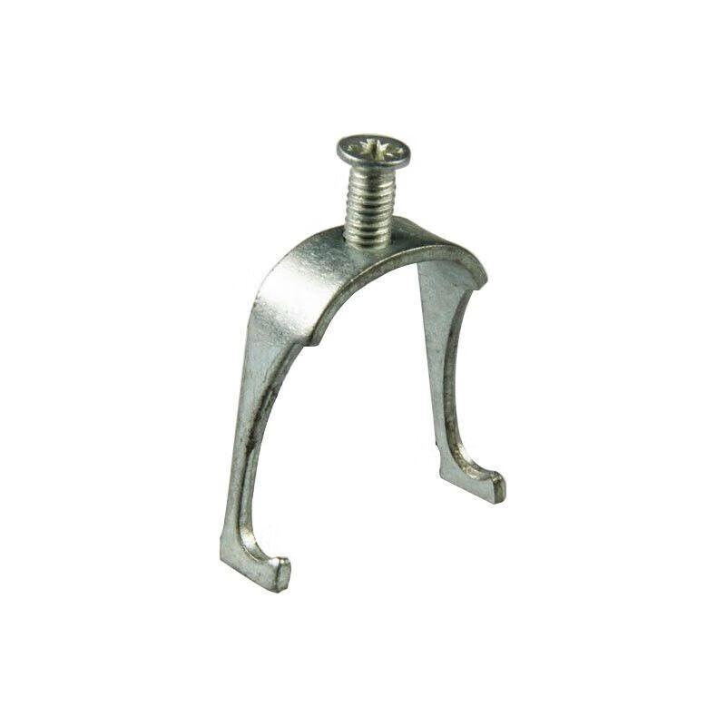 Zhu Yun Galvanized U-shaped Electrical Conduit Clamps, Pack of 50