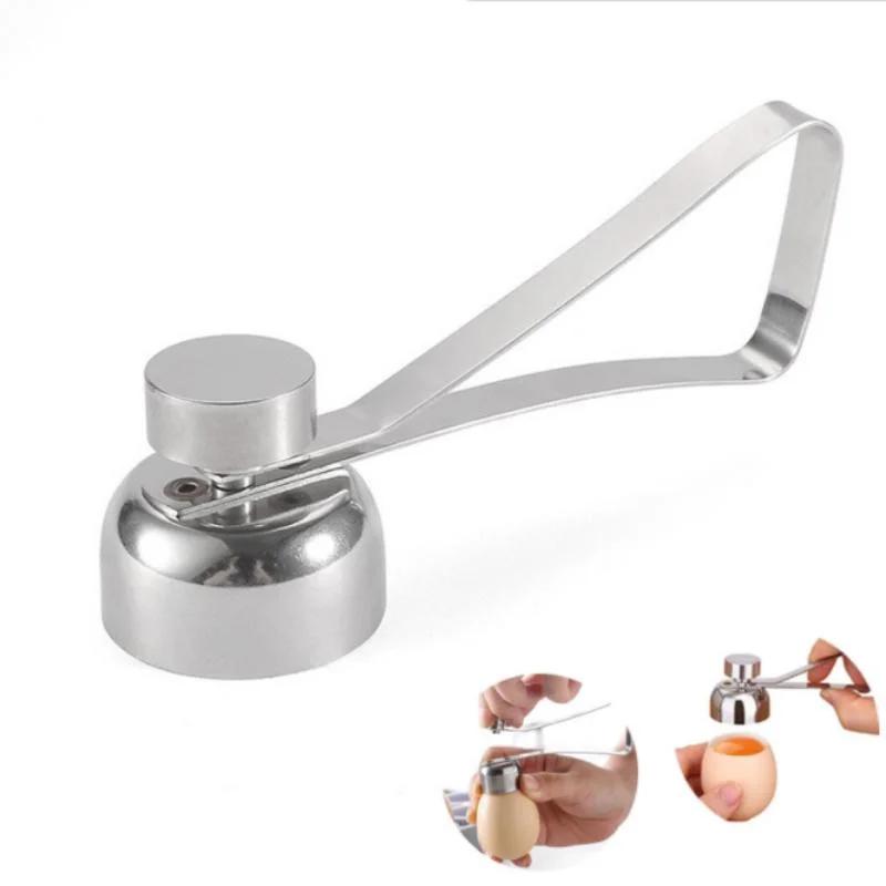 1pcs Egg Cracker Egg Cutter Opener Scissor Shell Boiled Kitchen Tool Cooked Snipper Stainless Steel Breaker Break Beat Clipper