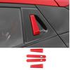 For Changan UNIT UNI-T -2024  Red Look Car External Accessories Rearview Mirrior Door Handle Front Foglight Lamp Cover Trim