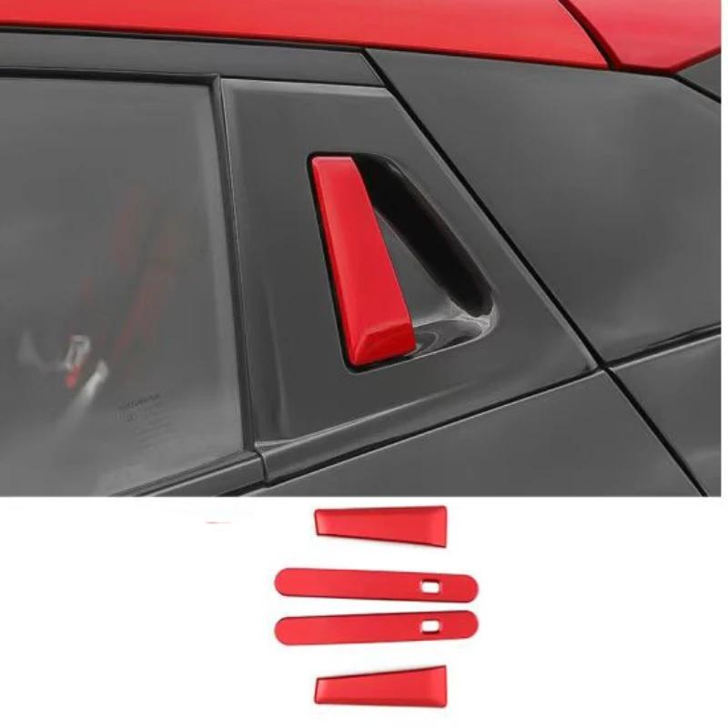 For Changan UNIT UNI-T -2024 Red Look Car External Accessories Rearview Mirrior Door Handle Front Foglight Lamp Cover Trim