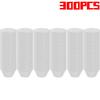 50/300Pcs Transparent Plastic Plant Covers Seedling Trays Hydroponic Containers Home Garden Planting Supplies Nursing Lids