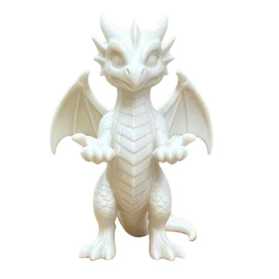 3D Printed Dragon Shaped Creative Dragon Pen Holder Claw белый